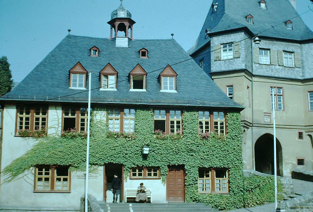 #30 Iddstein, Firehouse, Germany, 1949.