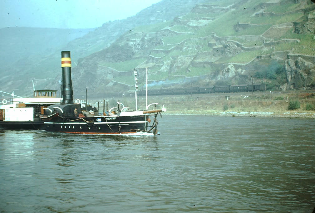 #53 Rhine River, Germany, 1949.