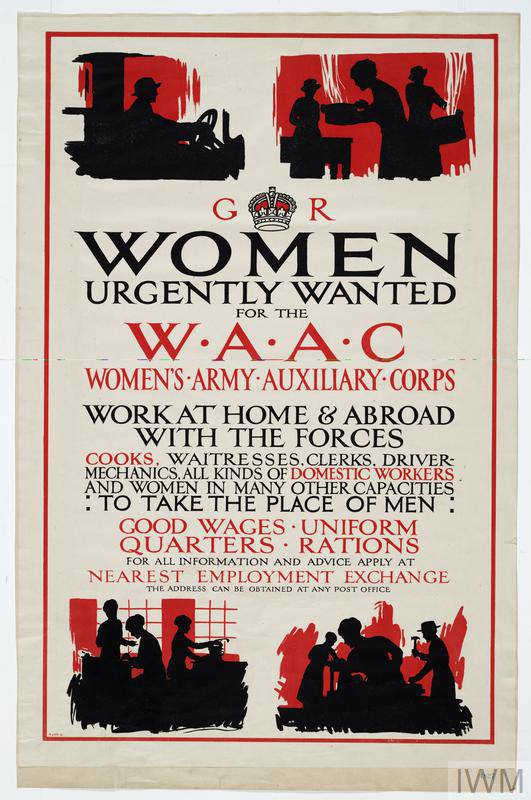 #3 WOMEN URGENTLY WANTED FOR THE W.A.A.C.