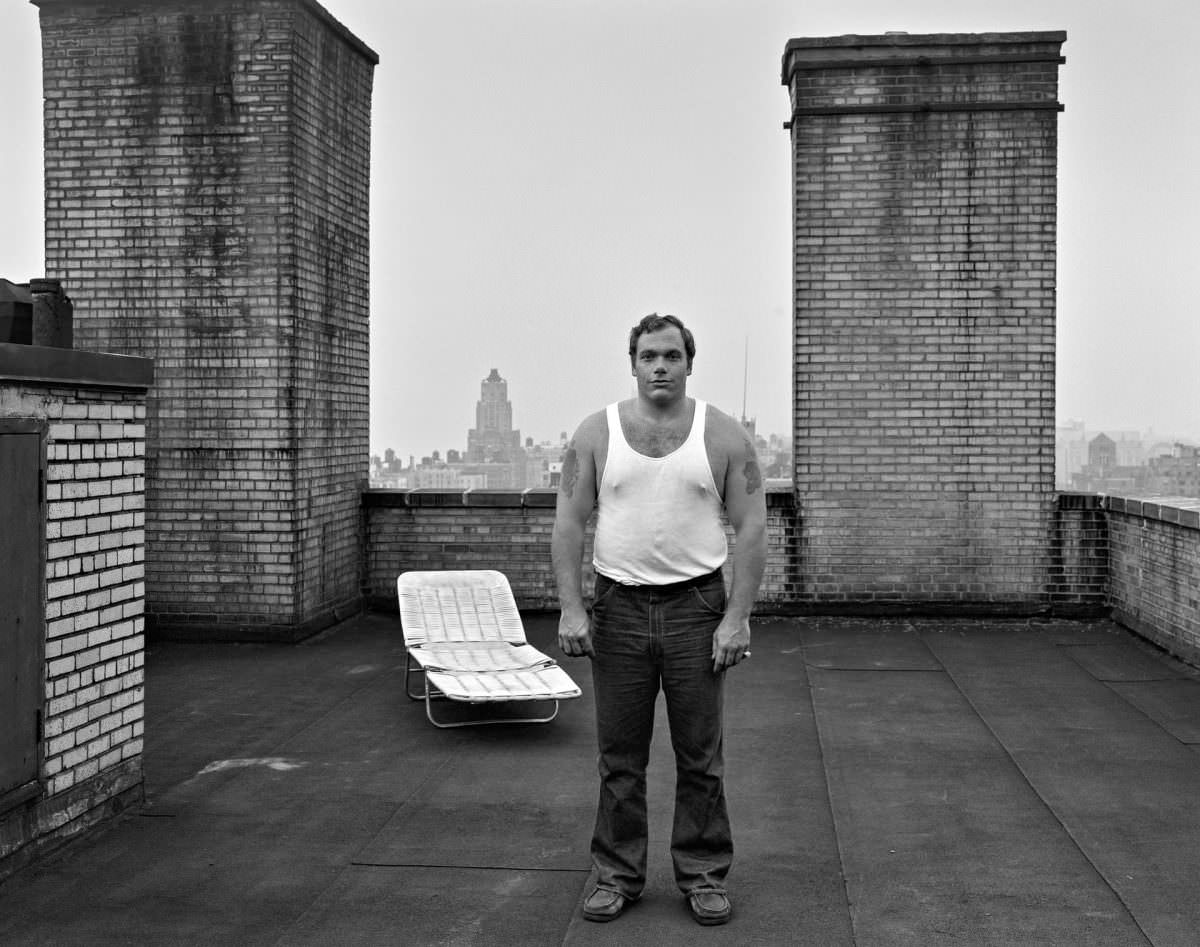 #10 Man on roof, 1981, New York