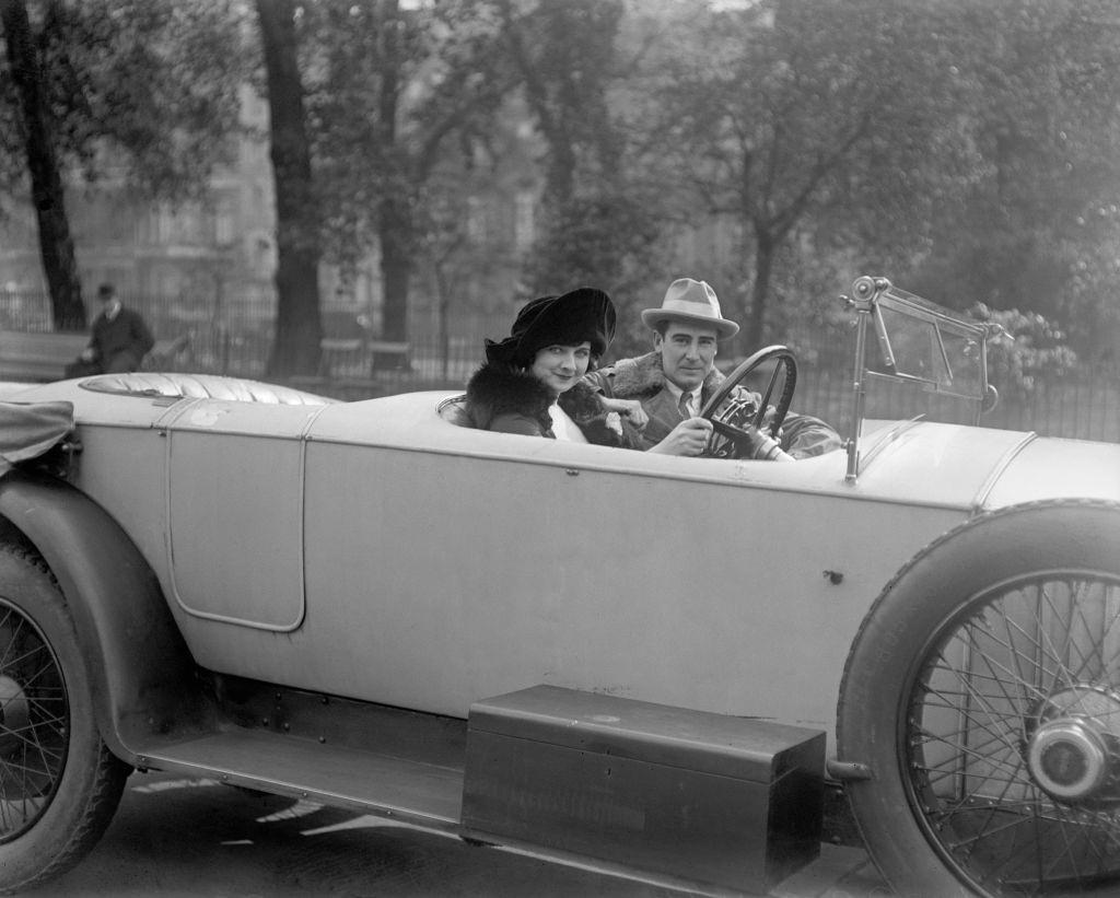 #10 Alice Terry with her husband Rex Ingram in London, 1923.