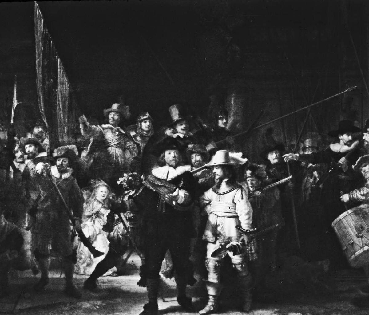 #12 A painting in the Museum of Amsterdam, 1958.