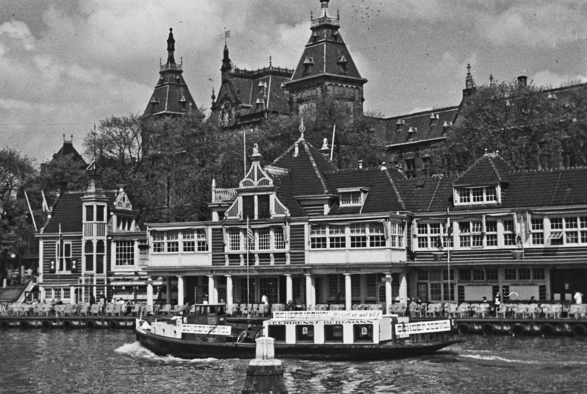 #18 Ferry in front of Central Station, Amsterdam, 1958