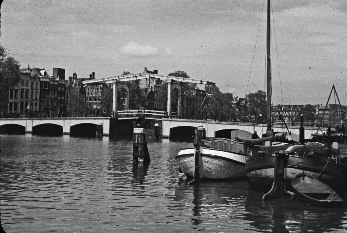 #8 Boats and drawbridge, Amsterdam, 1958
