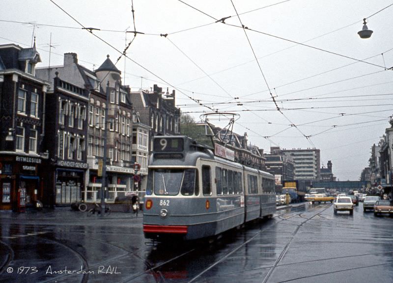 #30 On a rainy day in Amsterdam, April 1973