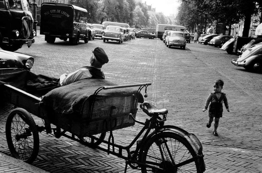 #31 An old-style delivery truck, , Amsterdam, 1965.