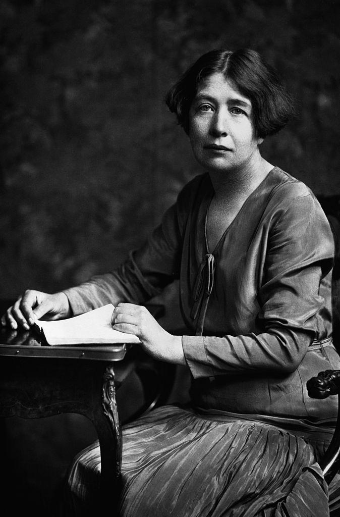 #10 Sylvia Pankhurst the daughter of Emmeline Pankhurst.