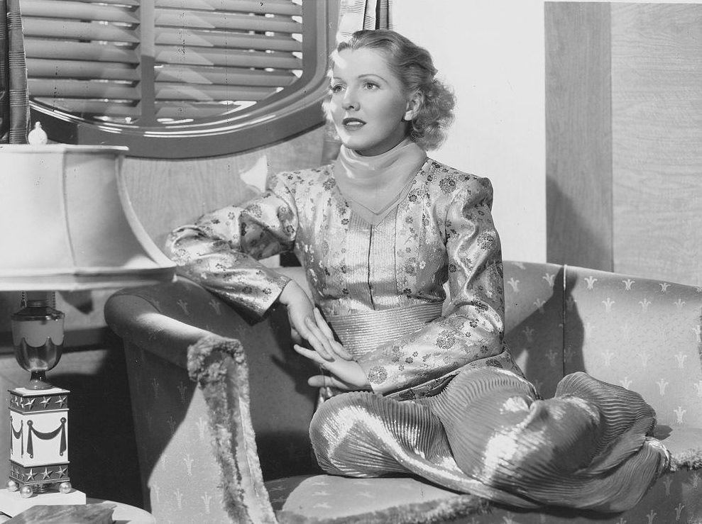 #9 Jean Arthur Sitting in a Chair, 1930.