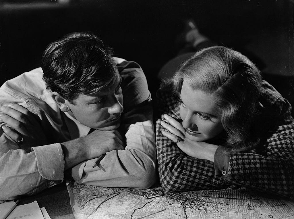 #31 Jean Arthur with George Melville in the movie ‘Adventure In Manhattan’, 1936.