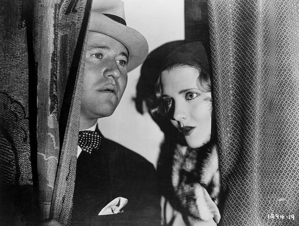 #59 Jean Arthur with Jack Oakie in the movie ‘The Gang Buster’, 1931.
