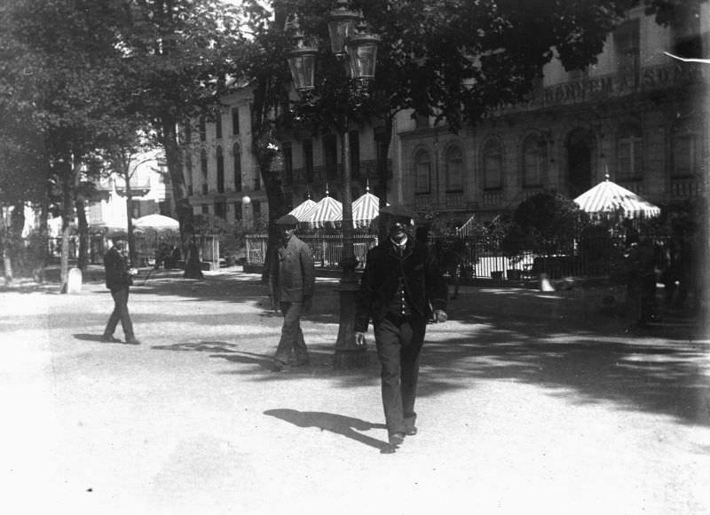 #25 Bourdette aux Quinconces, Luchon, September 12, 1895