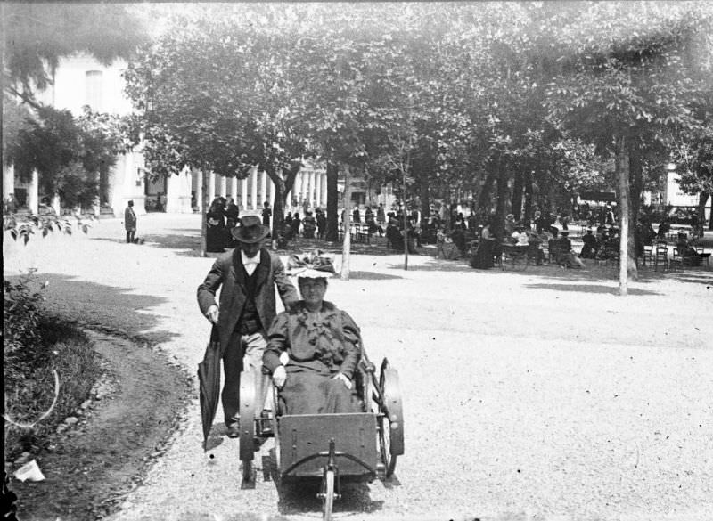 #47 Lady in a chair, Luchon, July 9, 1899