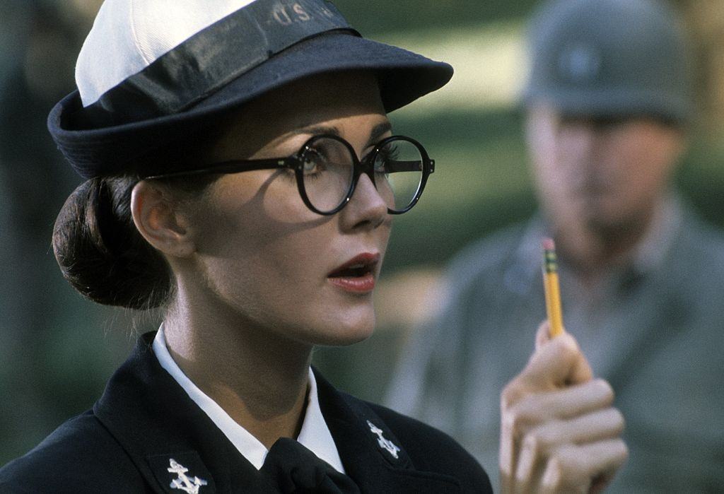 #34 Lynda Carter in the episode ‘Judgment from Outer Space’, 1977.