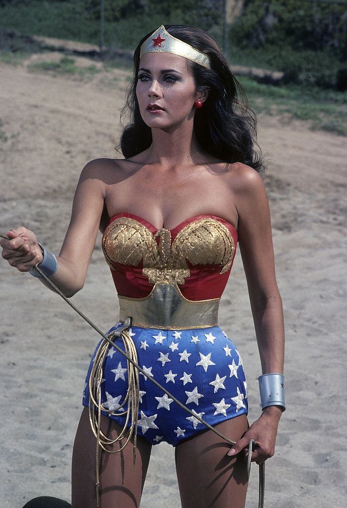 #35 Lynda Carter as Wonder Woman in the episode ‘Last of $2 Bills’, 1977.