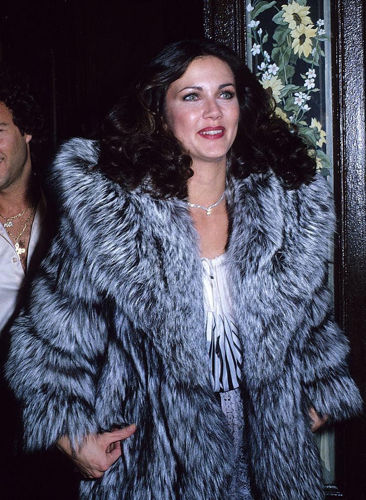 #39 Lynda Carter at Le Bistro Restaurant, Los Angeles in January 1979.