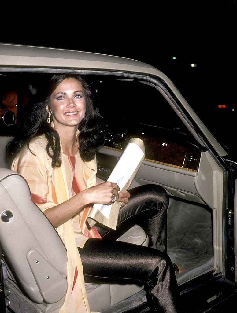 #49 Lynda Carter at Chasen’s Restaurant, 1980.