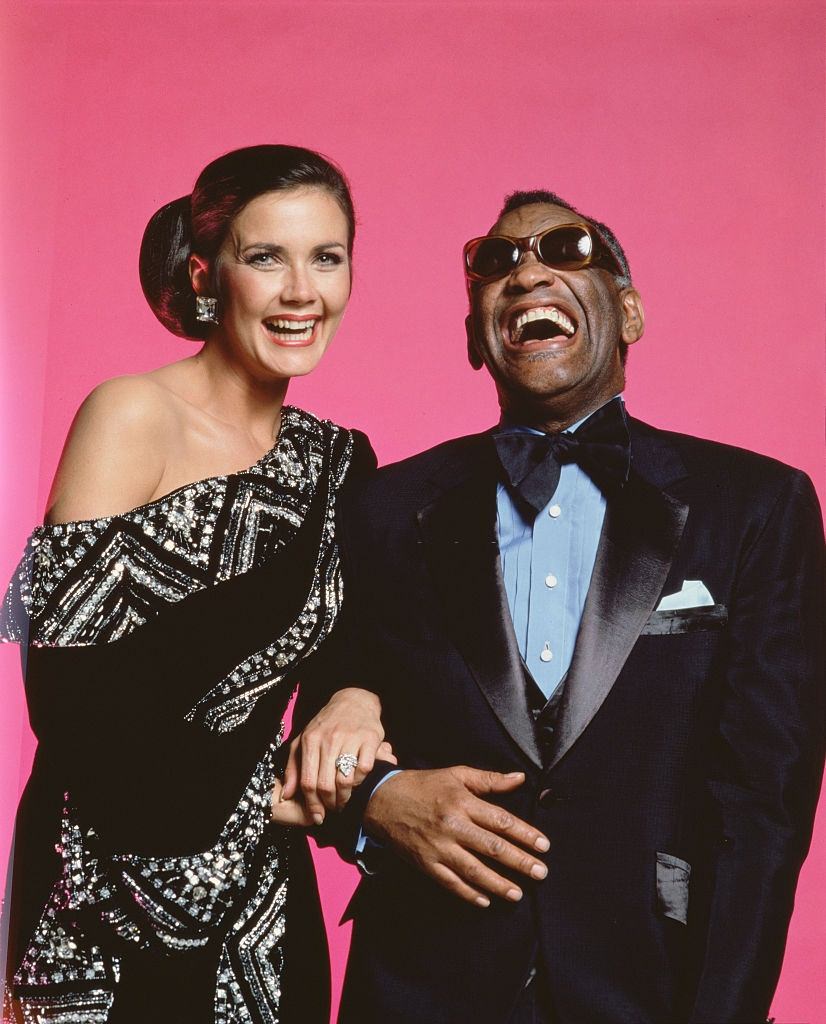 #66 Lynda Carter with Raye Charles, 1981.