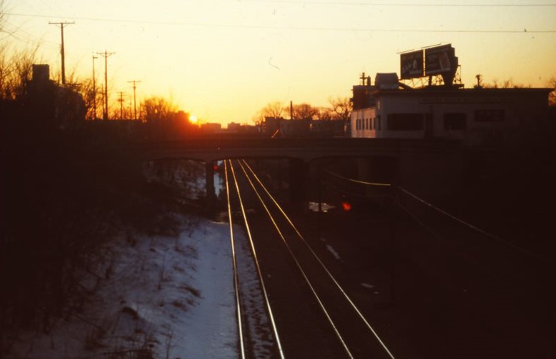 #24 Looking west from Garfield Ave S, Minneapolis, March 1985
