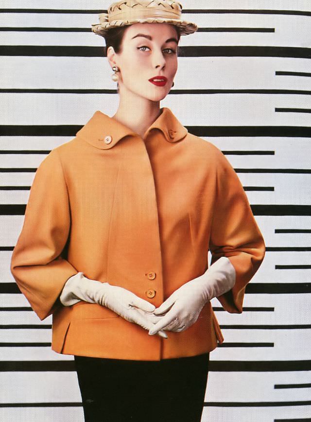 #37 Myrtle Crawford in ensemble designed by Givenchy, 1954