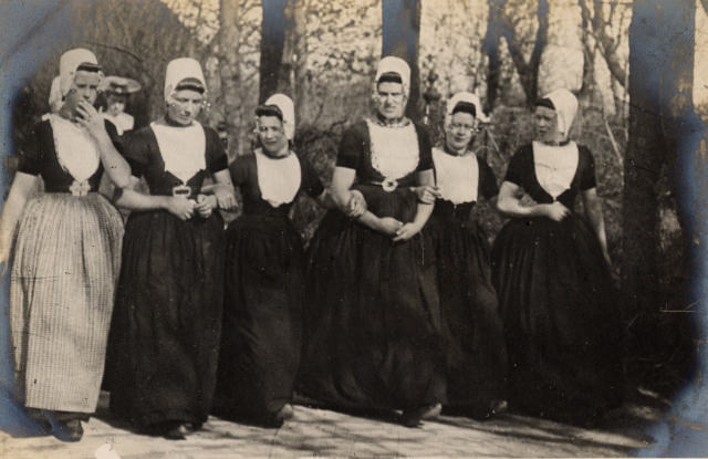 #16 This group look fairly serious but the picture was taken in Westkapelle, a small city surrounded on three sides by water.