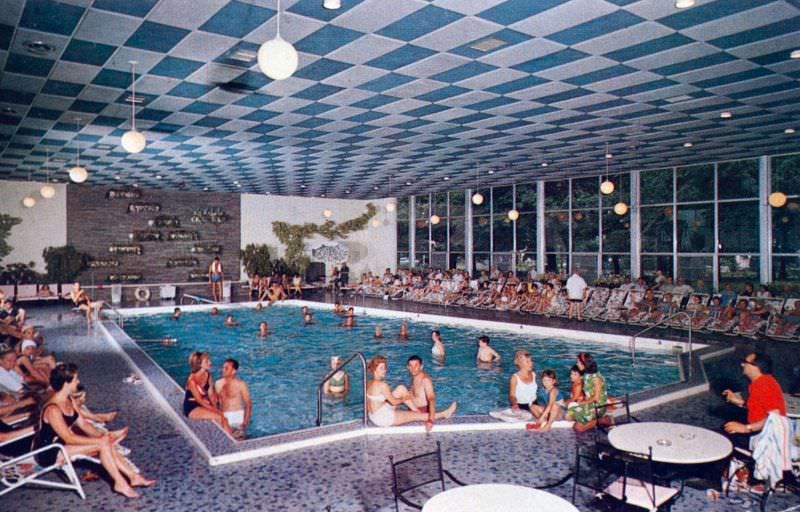 #35 Windsor Hotel indoor pool, So Fallsburg, New York