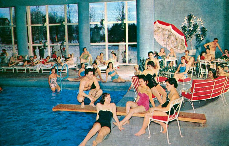 #11 Concord Hotel indoor pool, Kiamesha Lake, New York