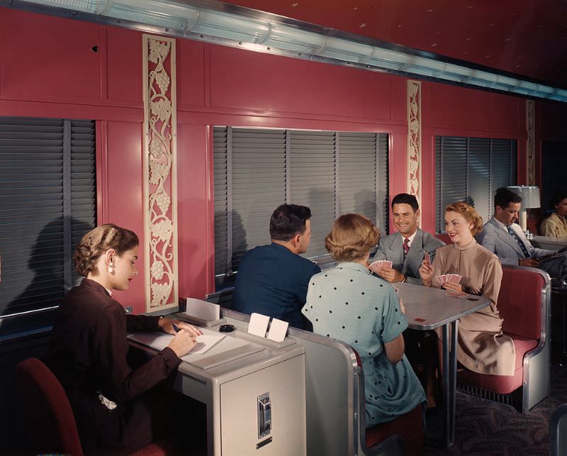 #14 Southern Pacific Sunset Limited Lounge, Budd Company, June 1950