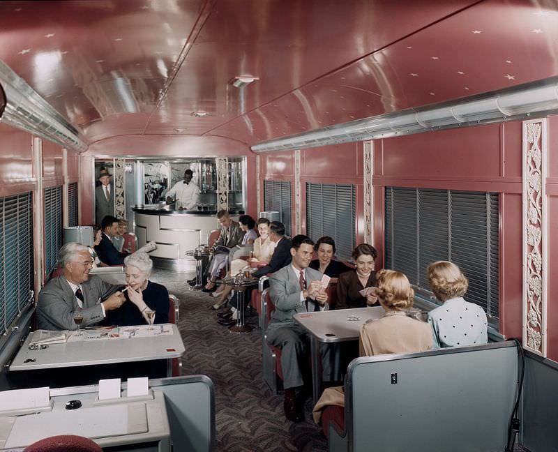 #15 Southern Pacific Sunset Limited Lounge, Budd Company, June 1950