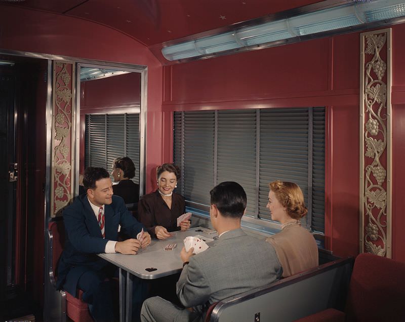 #19 Southern Pacific Sunset Limited Lounge, Budd Company, June 1950