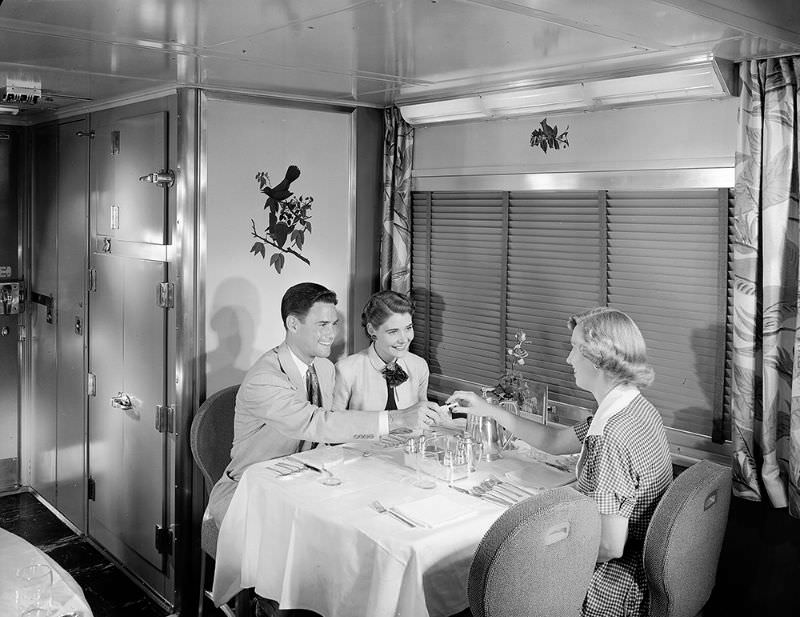 #7 Southern Pacific Sunset Limited Diner, Budd Company, June 1950