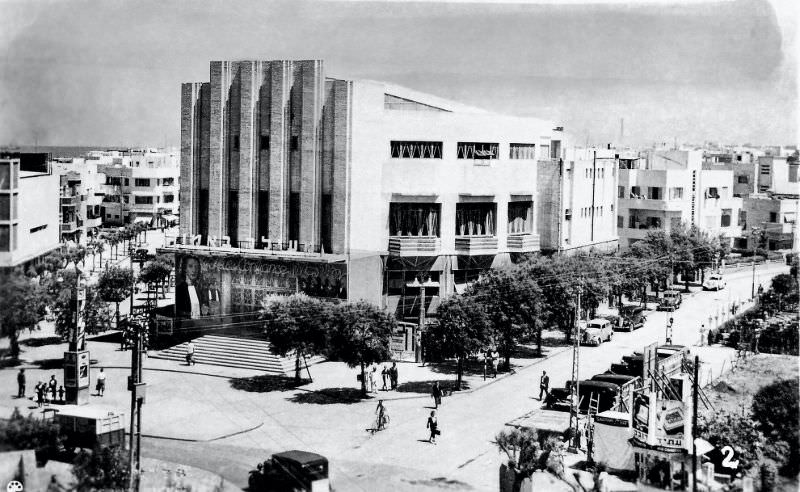 #11 Mugrabi Opera, better known in later years as the “Moghrabi Theatre”, Tel Aviv, Palestine (now Israel), 1938