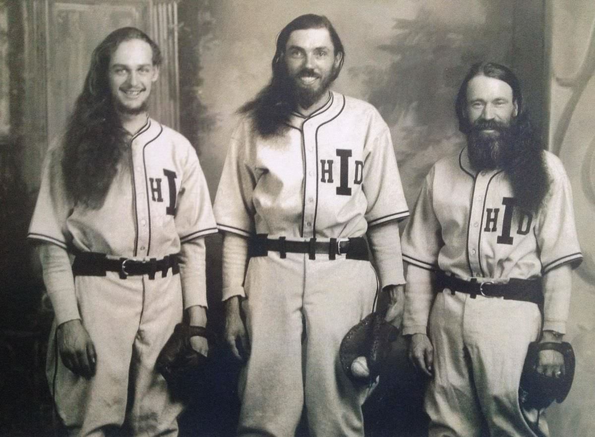 #10 Long-haired and Bearded baseball team: The House of David team was a baseball version of the Harlem Globetrotters