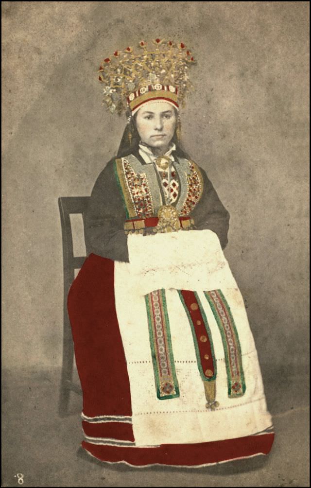 #13 Bride from Hardanger, 1870s