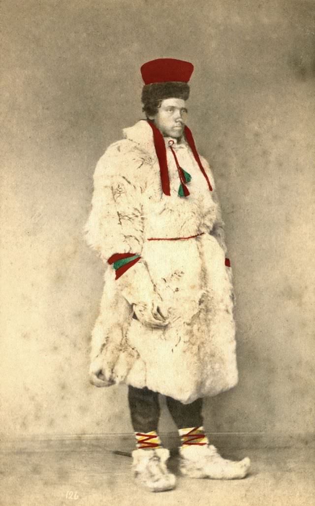 #20 Man from Finland in Norwegian costume, 1870s