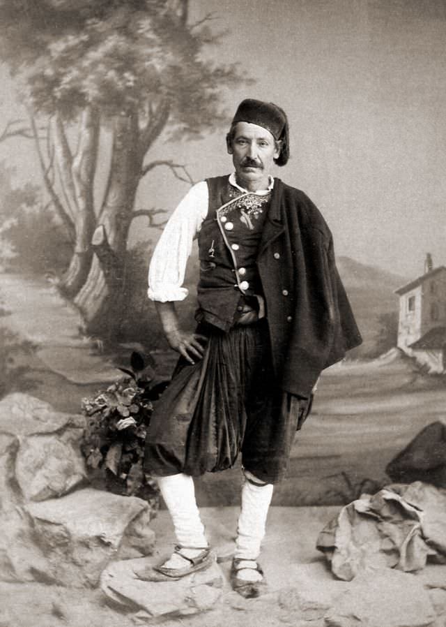 #26 Mediterranean traditional male costume, 1890s