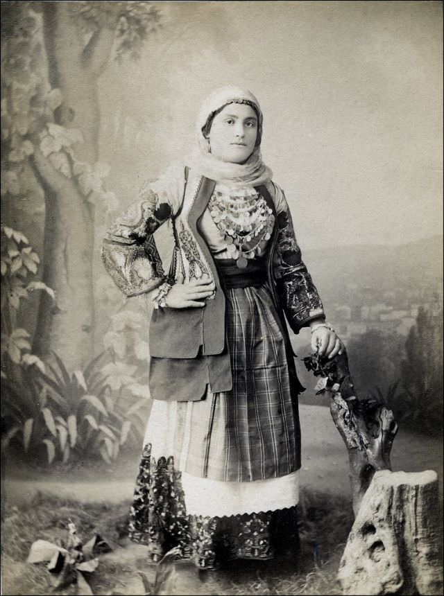 #28 Balkan woman, 1890s