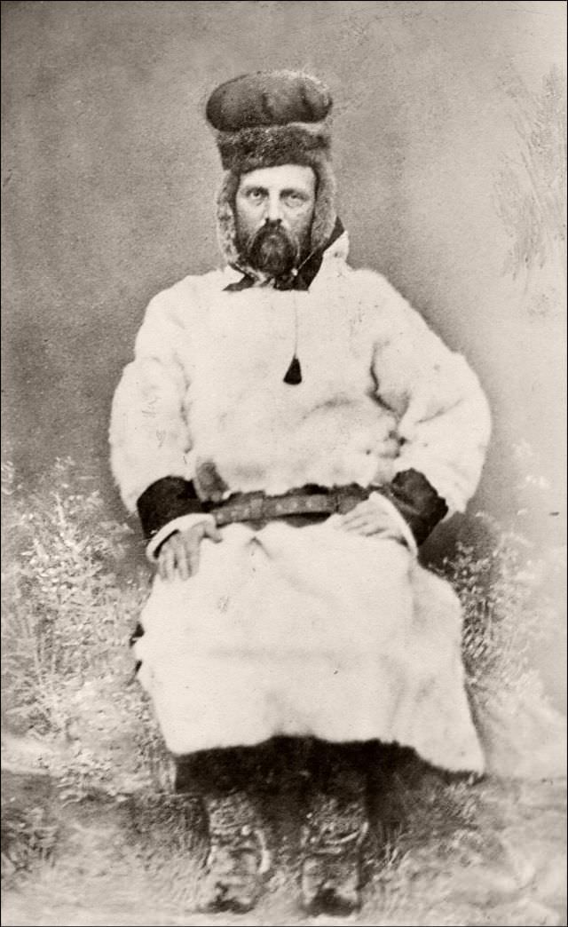 #8 Man in a traditional costume, probably Göttingen, Germany, 1870s