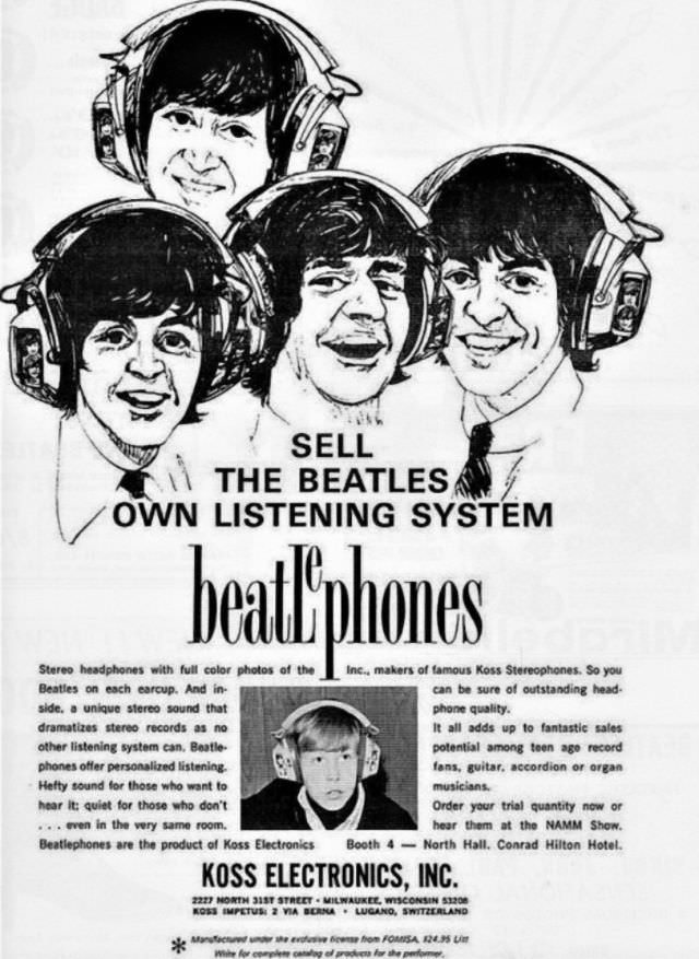 Interesting Vintage Ads of Headphones from the 1950s Vintage Ads