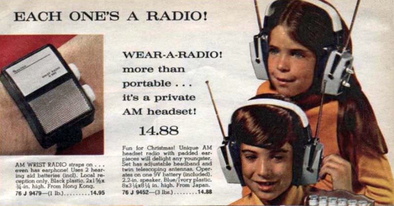 Interesting Vintage Ads of Headphones from the 1950s Vintage Ads