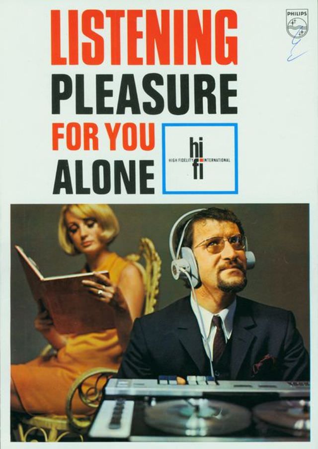 Interesting Vintage Ads of Headphones from the 1950s Vintage Ads