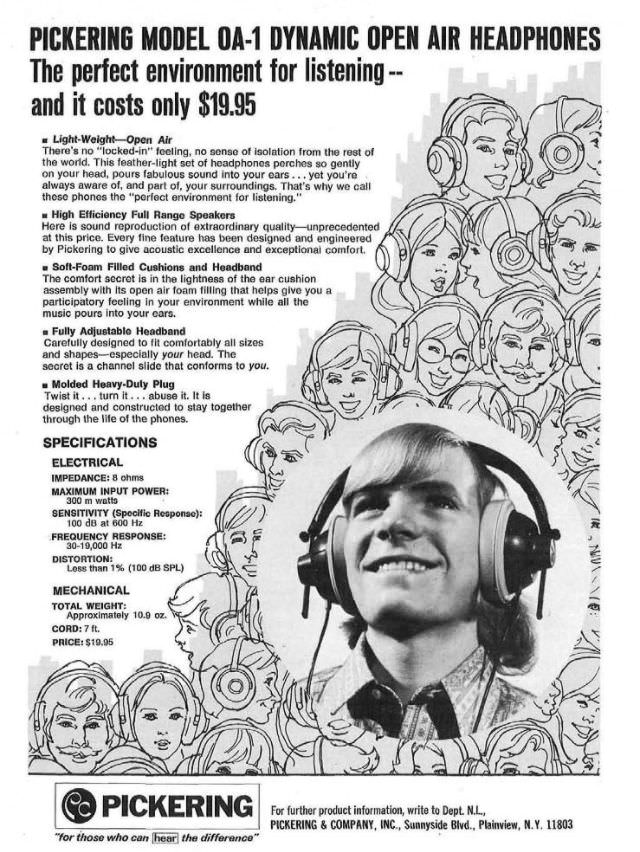 #4  Interesting Vintage Ads of Headphones from the 1950s #4 Vintage Ads