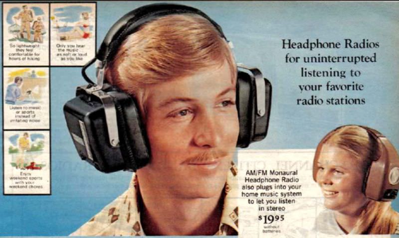 Interesting Vintage Ads of Headphones from the 1950s Vintage Ads