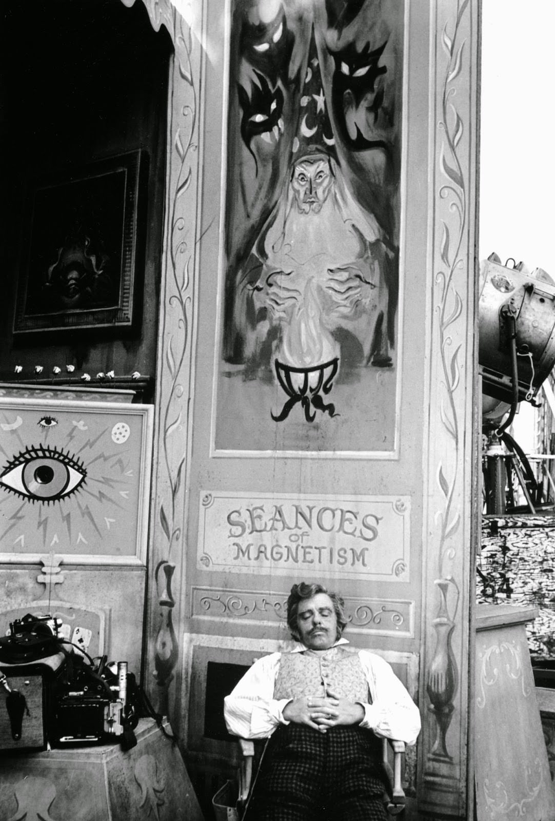 #19 Richard Attenborough sleeping on Disney Ranch location for “Doctor Dolittle,” 1966