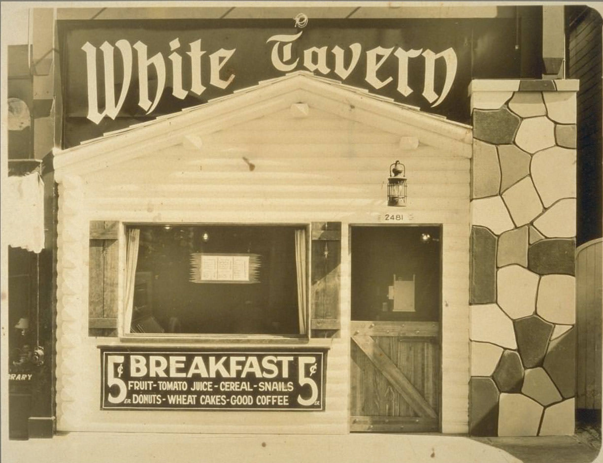 #85 White Tavern restaurant, 1910s.