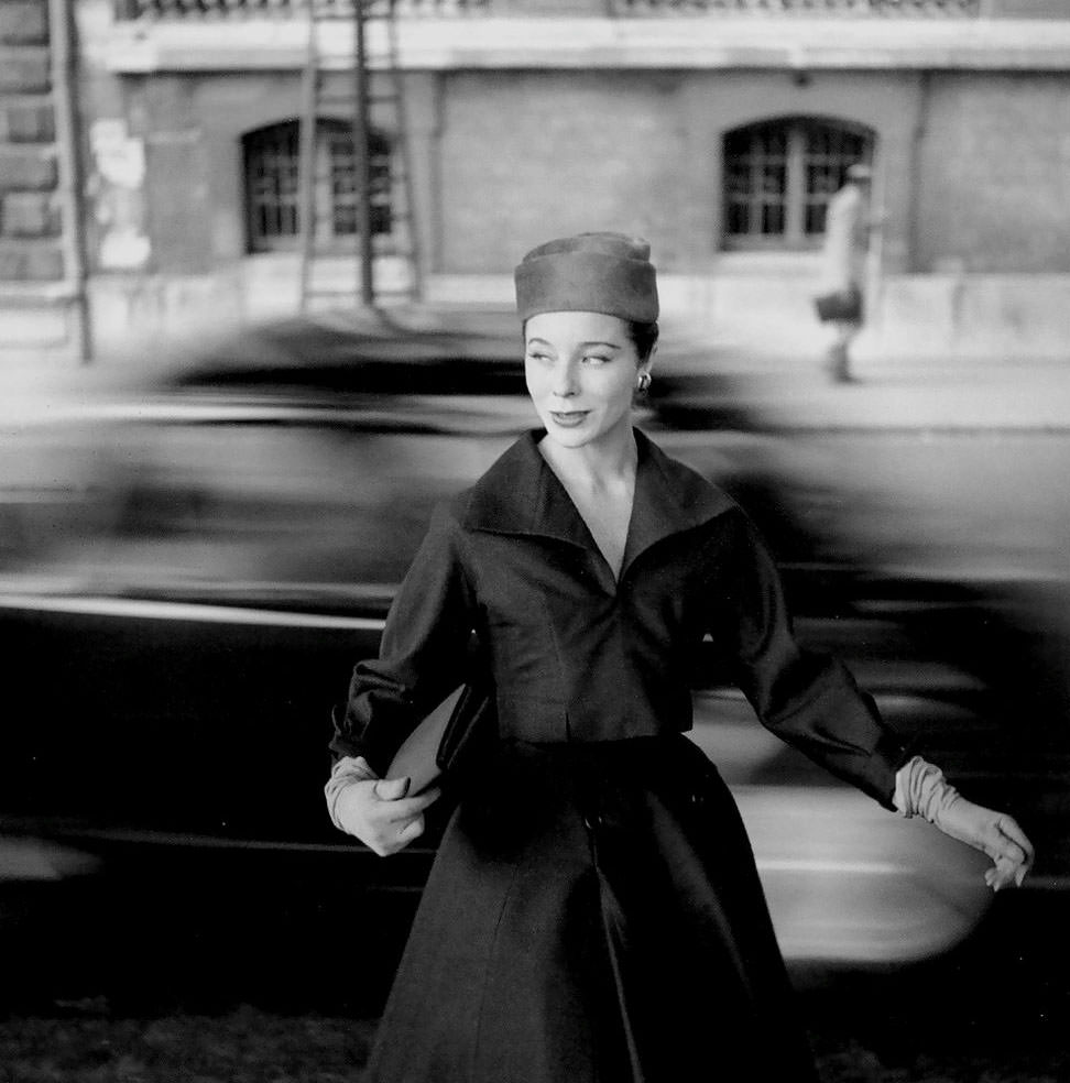 #20 Bettina Graziani and Christian Dior ensemble, Dambier 1955
