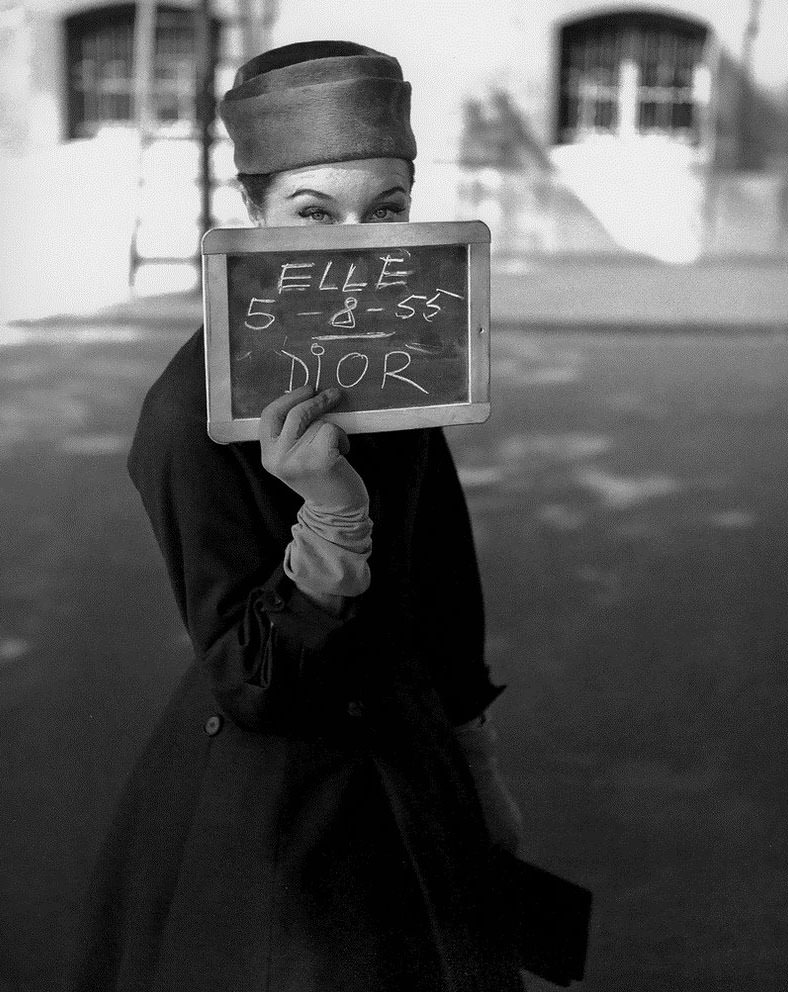 #23 Bettina Graziani wearing Christian Dior, 1955