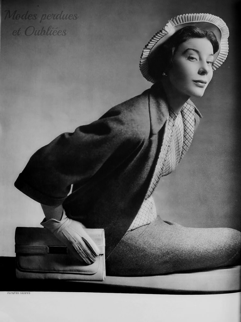 #35 Bettina Graziani wearing Jacques Griffe, 1949