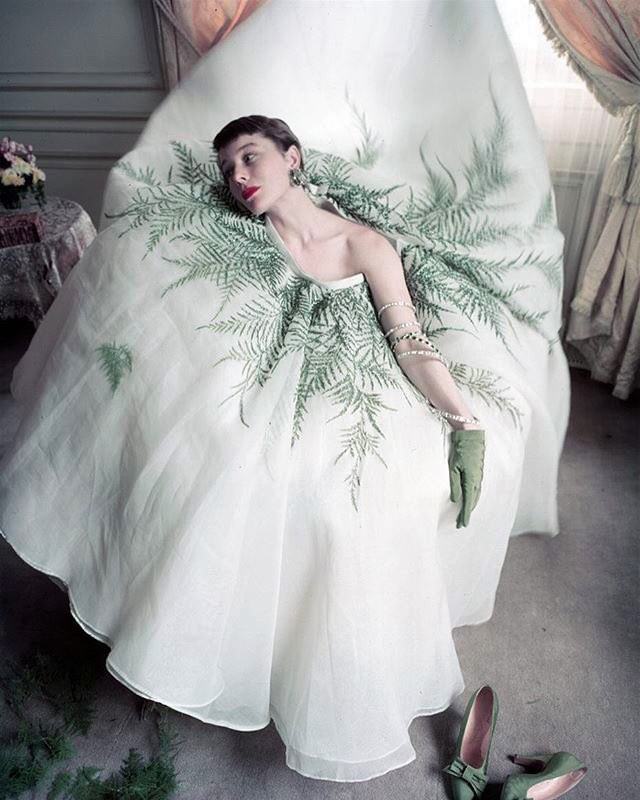 #62 Bettina is wearing Jacques Fath, photographed by Louise Dahl-Wolfe 1950