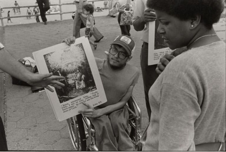 #11 Religious group in Coney Island, 1979.