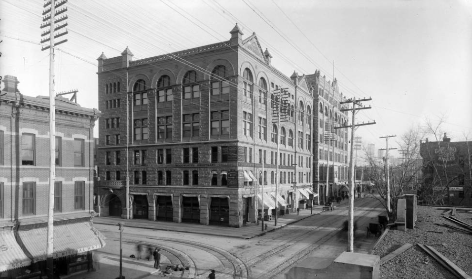 #48 Masonic Temple Denver Colorado, 1890s.